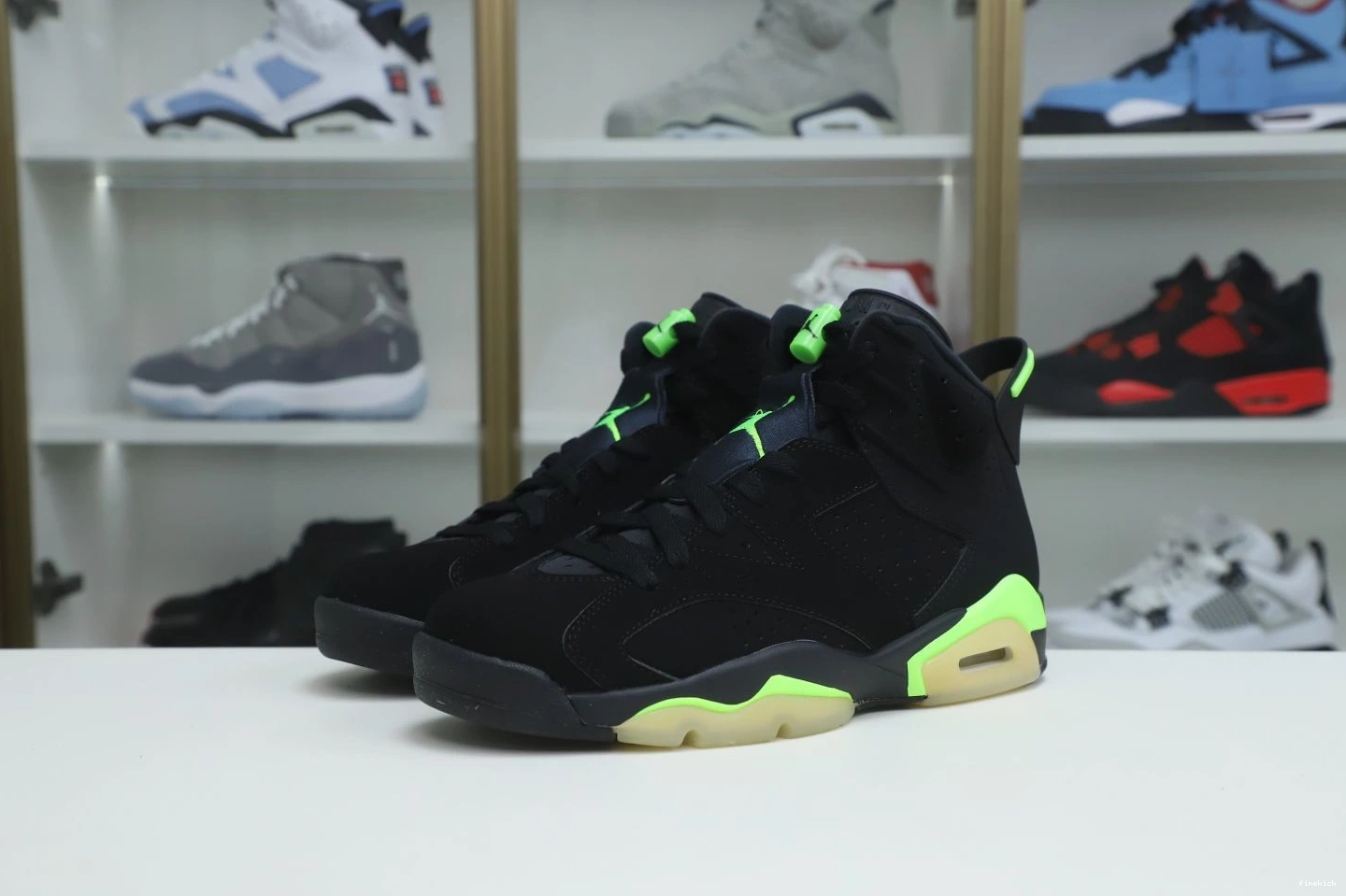 6 RETRO AIR 'ELECTRIC JORDAN GREEN' 0805